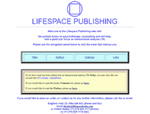 Tablet Screenshot of lifespacebooks.com